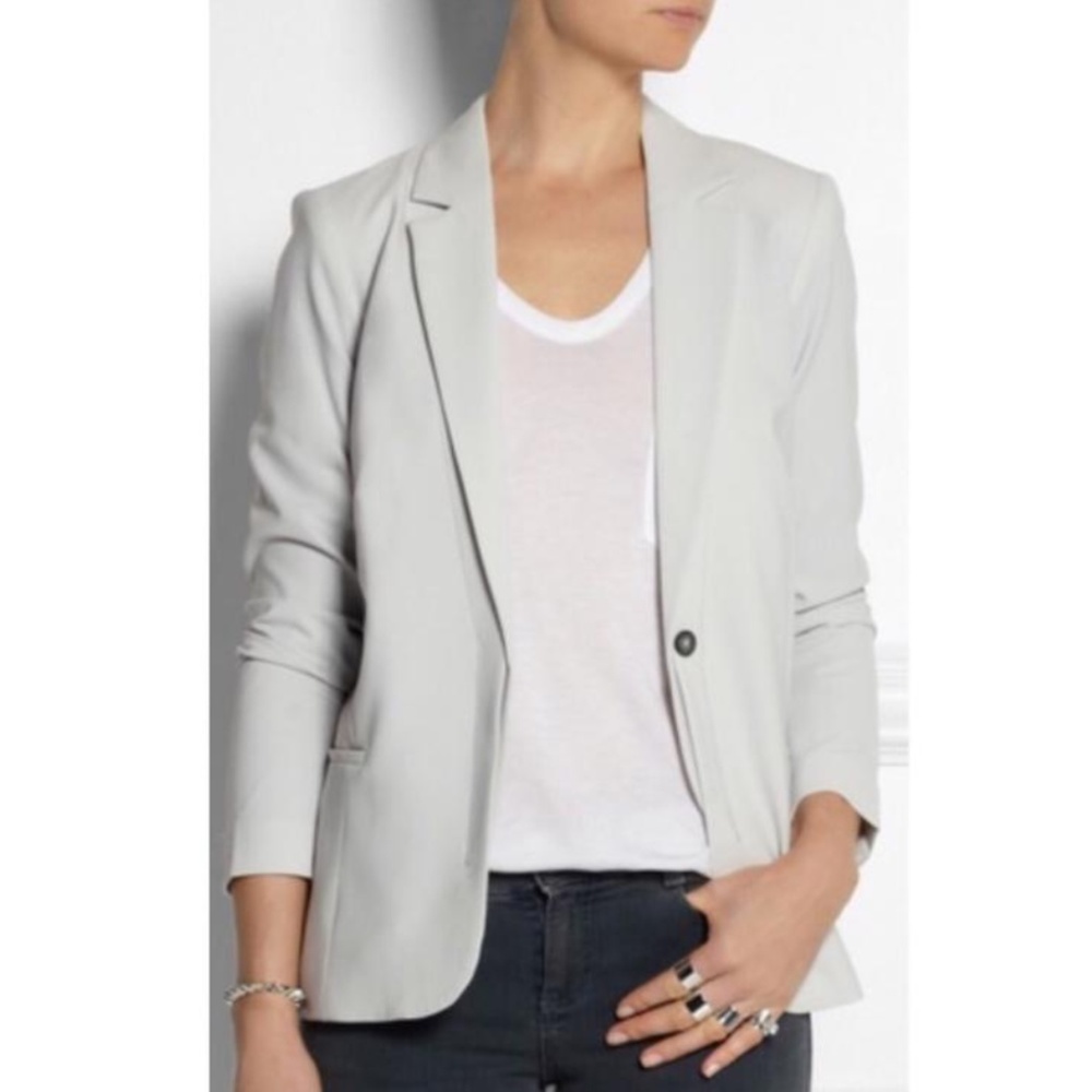 Elizabeth and James Light Gray Blazer